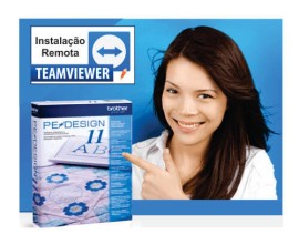 Instala��o remota programa de bordado Pedesign
