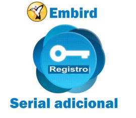 Serial adicional Embird 2015 e 2017 para 8 (Instala��es) 